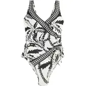 Next Shaping-badpak zwart / wit