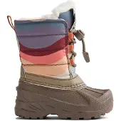 Wheat Snowboots 'Aleex' brokaat / donkerlila / perzik / wijnrood