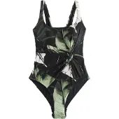 Next Shaping-badpak groen / zwart / wit