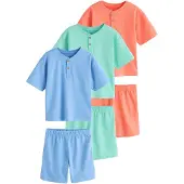 Next Nachtkledij turquoise / azuur / zalm roze