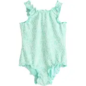 Next Badpak turquoise / wit