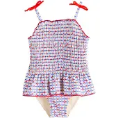 Next - Meisjes - Gerimpeld badpak - Rood