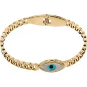 IZIA Armband turquoise / goud
