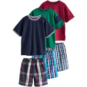 Next Nachtkledij navy / smaragd / bourgogne / wit