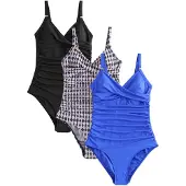 Next Shaping-badpak navy / kobaltblauw / duifblauw / zwart