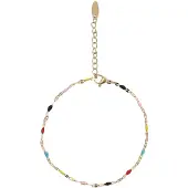 IZIA Armband goud / gemengde kleuren