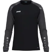 Jako Sonic Longsleeve Heren - Zwart / Antraciet | Maat: XL