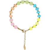IZIA Armband goud / gemengde kleuren