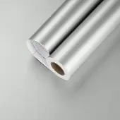 Ce - Zelfklevend Aluminium Behang - 40x300cm - Waterdicht - Zilver
