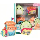 Squishmallows Micromallows 4 knuffels - Superzachte knuffels - 10 cm groot