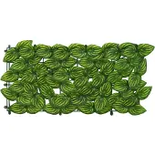 vidaXL Balkonscherm met bladeren Groen en Geel 400 x 75 cm