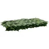 vidaXL Balkonscherm met bladeren Groen 400 x 100 cm