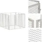 vidaXL Compostbak - Compostbakken - Composteerbak - Composteerbakken - Compostbak 100x100x77 cm gegalvaniseerd staal