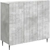 vidaXL Dressoir Betongrijs 89 x 34,5 x 82 cm Bewerkt hout