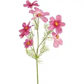 Easyplants | Kunstbloem Cosmos 74 cm fuchsia | Zijde | Nepbloemen | fuchsia | Onderhoudsvrij | Kant-en-klaar