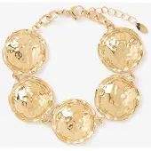 Sissy-Boy Gold plated armband met ronde hangers