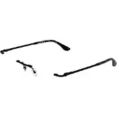 Lacoste L2324 54/20/145 Matte zwarte Metalen Zonnebril MAN L2324