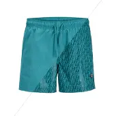Jack & Jones Zwemshorts 'JPSTMaui' cyaan blauw
