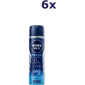 Nivea 6x Deo Spray 150ml Men Fresh Active