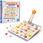 Educational Insights houten ABC puzzel - educatief speelgoed voor kinderen. - 3+