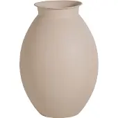 Woood Caro Vaas XXL - Metaal - Zand - 70x50x50