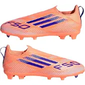 Adidas Sportschoen 'F50 League' blauw / koraal / lichtoranje / offwhite