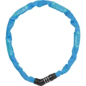 ABUS Kettingslot Steel-O-Chain 4804C – Cijferslot van speciaal staal – beveiligingsniveau 3 – 75 cm – Blauw