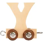 Small Foot - Houten Lettertrein - Y - 12 stuks