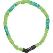 ABUS Kettingslot Steel-O-Chain 4804C – Cijferslot van speciaalstaal – beveiligingsniveau 3 – 75 cm – Geel/Groen