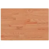 vidaXL Wastafelblad 60x40x2,5 cm massief beukenhout