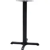 vidaXL Bistrotafelpoot 56x56x72 cm gietijzer zwart