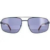 Tommy Hilfiger rechthoek heren mat blauw blauw th 1651/s