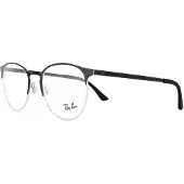 Ray-Ban Ray-banbril 6375 2861 Zilver op boven zwart 51 mm