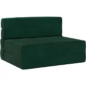 vidaXL Vouwbare Sofa Bed Donkergroen 70 x 80 x 60 cm Stof