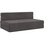 vidaXL Vouwbare Sofa Bed Donkergrijs 152 x 86,5 x 60 cm Stof