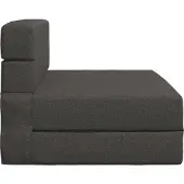 vidaXL Vouwbare Sofa Bed Donkergrijs 100 x 80 x 60 cm Stof