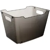 Keeeper Opbergdoos Lotta, 20 liter, kristalgrijs