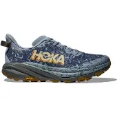Hoka One One Loopschoen 'Speedgoat 6' duifblauw / donkerblauw / lichtgeel / oranje