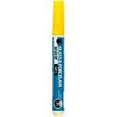 Creotime Glas- en porseleinstift dekkend - geel