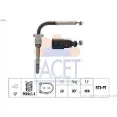Facet 22.0154 Sensor, uitlaatgastemperatuur