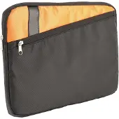 Skikk Laptop Sleeve 17,3 inch - 420 x 320 mm - Zwart Oranje - Extra Vakje