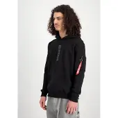 Alpha industries Sweatshirt grijs / rood / zwart / wit