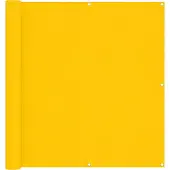 vidaXL Balkonscherm Geel 110 x 800 cm Oxford Stof