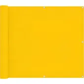 vidaXL Balkonscherm 100 x 300 cm Oxford Stof Rechthoekig Geel