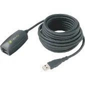 EFB Elektronik USB 3.0 actieve verlengkabel, 5 meter, zwart. Verlengt en versterkt het signaal