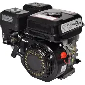 vidaXL Benzinemotor 6,5 PK 4,8 kW zwart