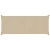 vidaXL Zonneschaduw Beige 6 x 2,5 m 100% Polyester Oxford