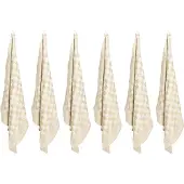 COSY&TRENDY CARRÉ KEUKENHANDDOEK BEIGE SET6 65X65CM - KATOEN