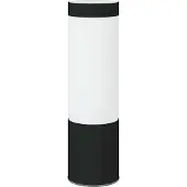 vidaXL Buitenwandlamp 2 st Zwart 12 x 8,5 x 27 cm RVS en plastic