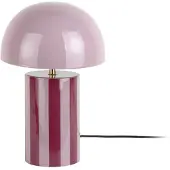 Leitmotiv tafellamp rayado dark mauve & soft lavender